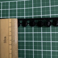 画像5: 【安心の日本製】ケミカルレース　ブラック　幅1cm　1ｍ　まんまるドット柄 (5)